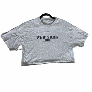 brandy melville/ john galt new york crop top